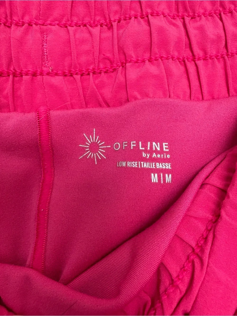 Aerie Bright Pink Athletic Shorts - Picture 2 of 4